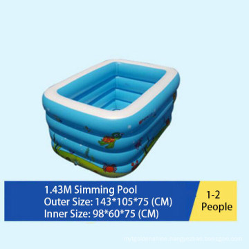 Milti Size Inflatable Swimming Pool with Bubble Bottom